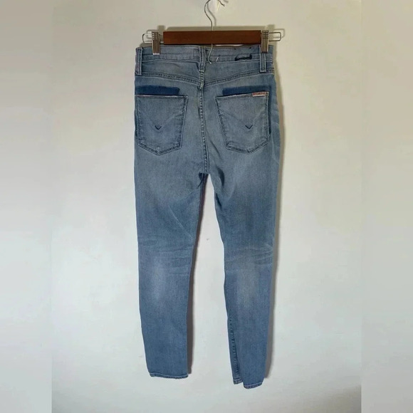 Hudson Barbara High Waist Skinny Jean Size 27 Distressed Ankle GUC! 0012‎ - Picture 5 of 13